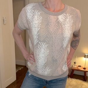 Barefoot dreams cozy chic ultra lite short sleeve sweater